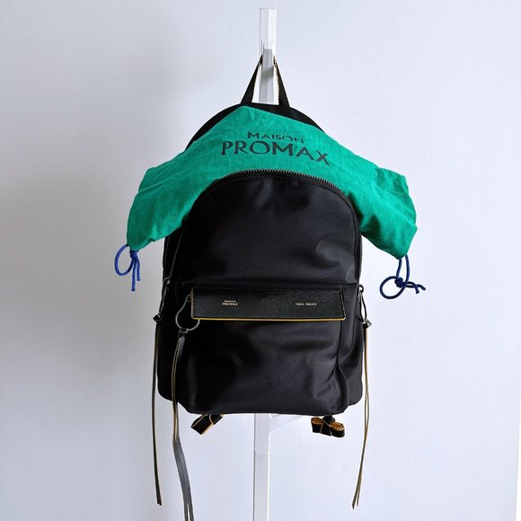 Maison Promax Hi-Tech Sac Backpack in Black - Picture 5 of 11